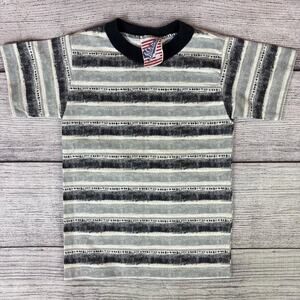 Vintage 1990s Sideline Surfing Striped T-shirt